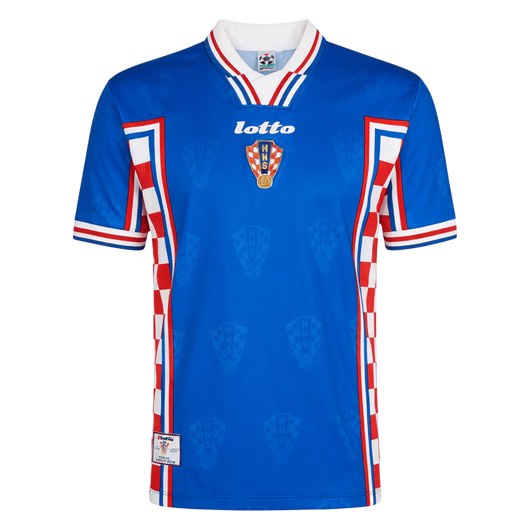 Kroatien Bortatröja 1998 Retro Tröja
 Blå