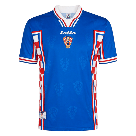 Kroatien Bortatröja 1998 Retro Tröja
 Blå