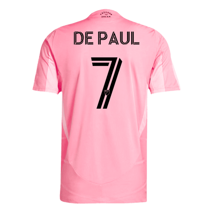 Inter Miami CF Tröja DE PAUL #7 2025 Hemma Rosa-12
