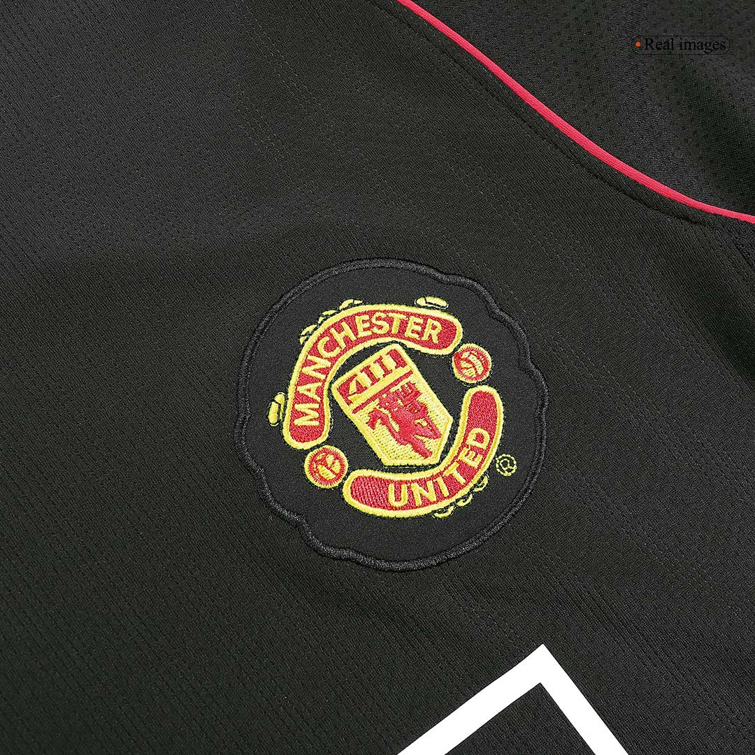 Manchester United Bortatröja 2007/08 Retro Tröja
 Svart