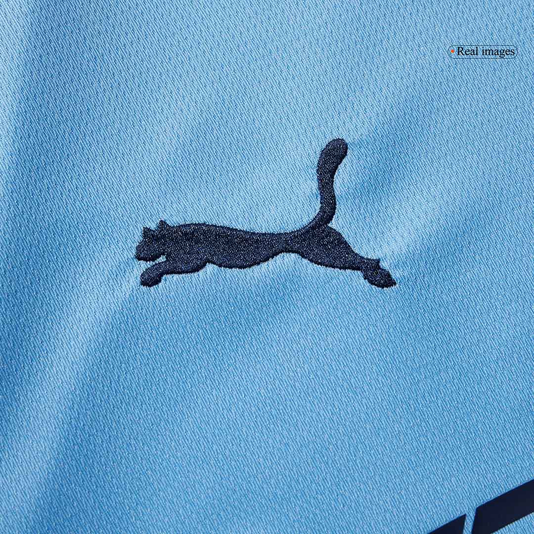 Manchester City Tröja 2025/26 Hemma Långärmad Blå-7