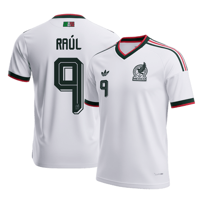 Mexiko Tröja RAÚL #9 2026 Borta Vit