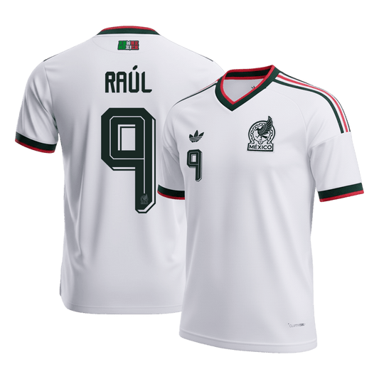 Mexiko Tröja RAÚL #9 2026 Borta Vit