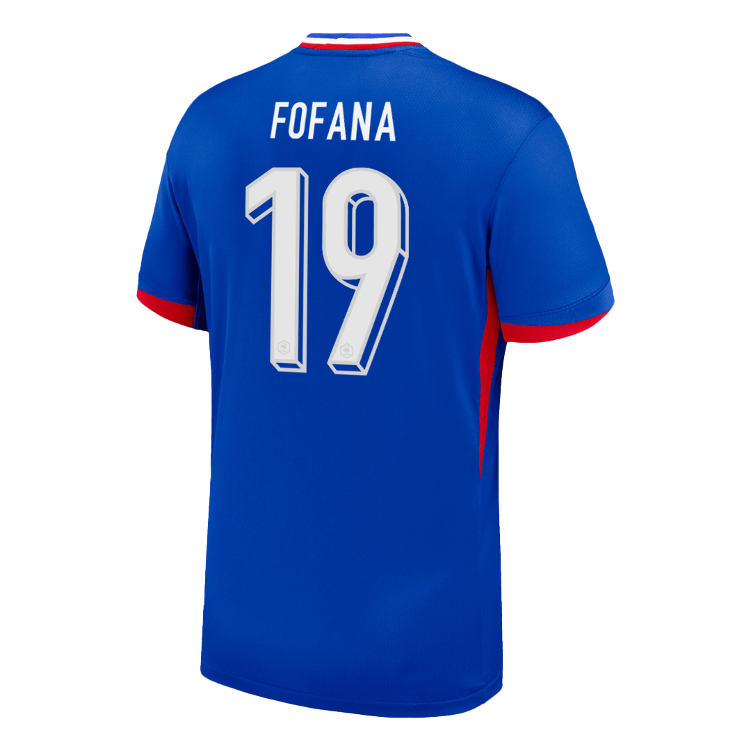 Frankrike Tröja FOFANA #19 Euro 2024 Hemma Blå