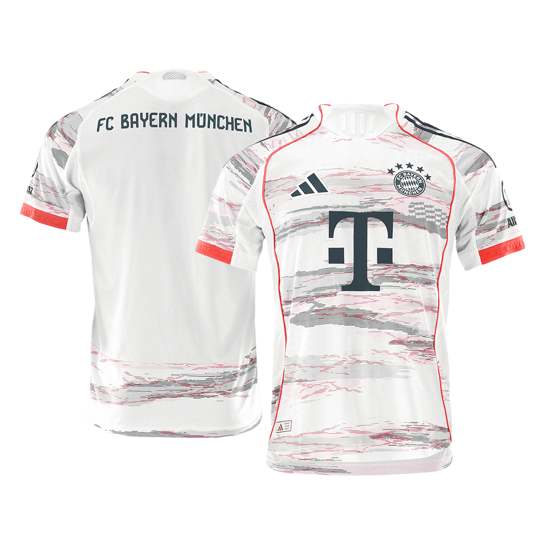 Bayern Munich Tröja 2025/26 Borta Vit-12