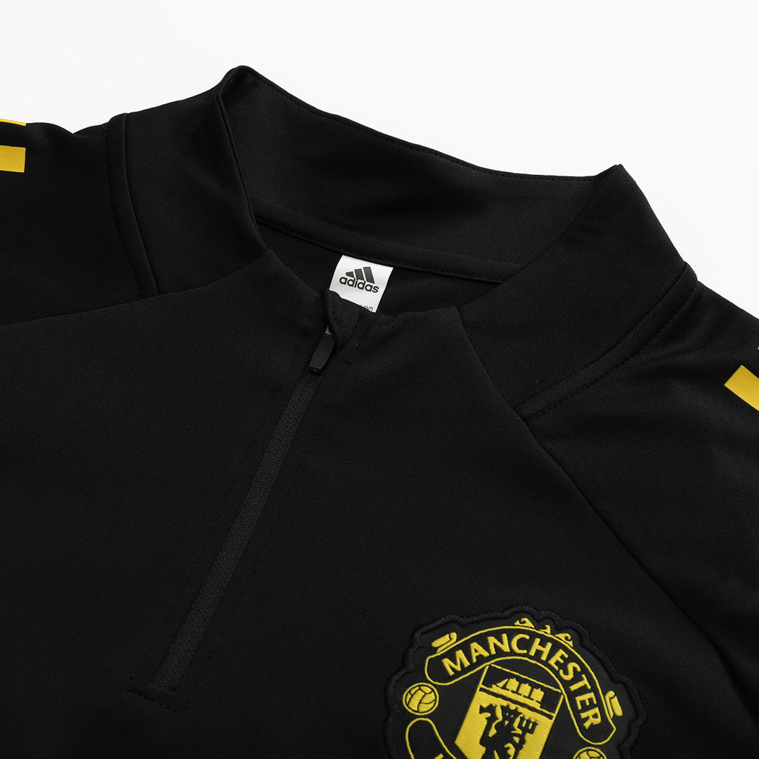 Manchester United Träningsställ 2025/26 Barn Svart-22