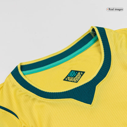 Brasilien Tröja 2026 Hemma Gul Dam-7