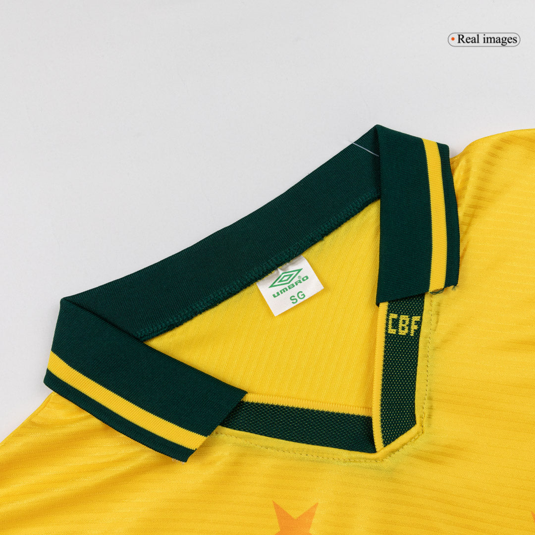 Brasilien Hemmatröja 1994 Retro Tröja
 Gul-6