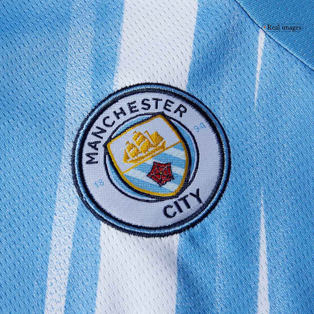 Manchester City Tröja 2025/26 Hemmaställ Blå Barn-10