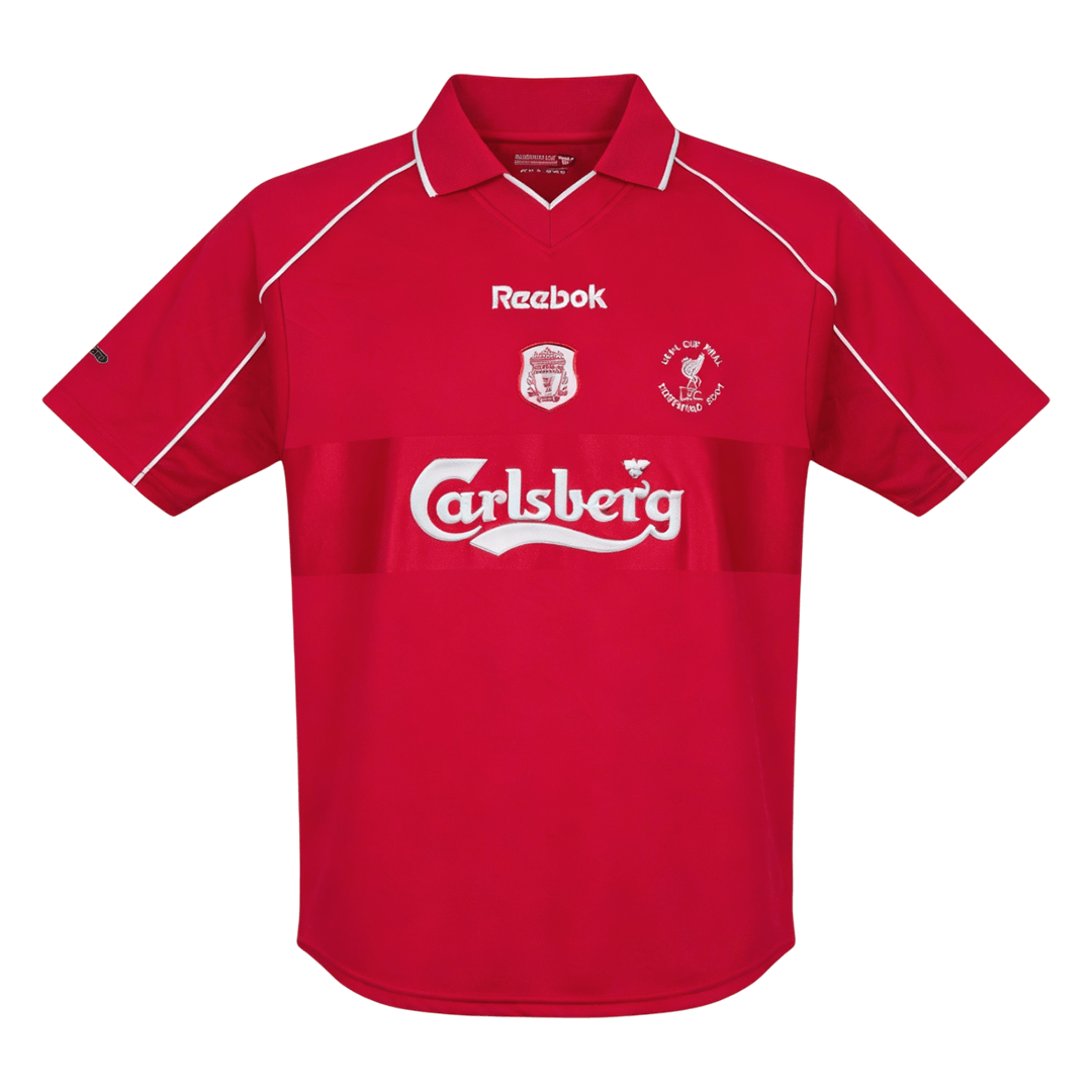 Liverpool Hemmatröja 2000/01 Retro Tröja
 Röd