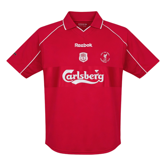 Liverpool Hemmatröja 2000/01 Retro Tröja
 Röd