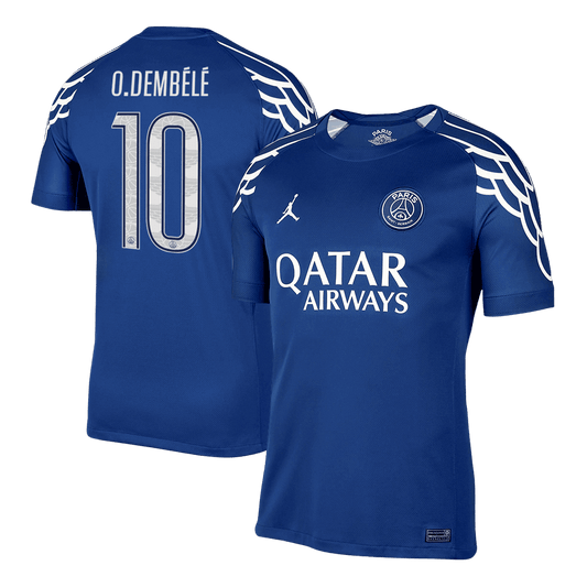 PSG Tröja O.DEMBÉLÉ #10 2024/25 Fourth Away Mörkblå - UCL