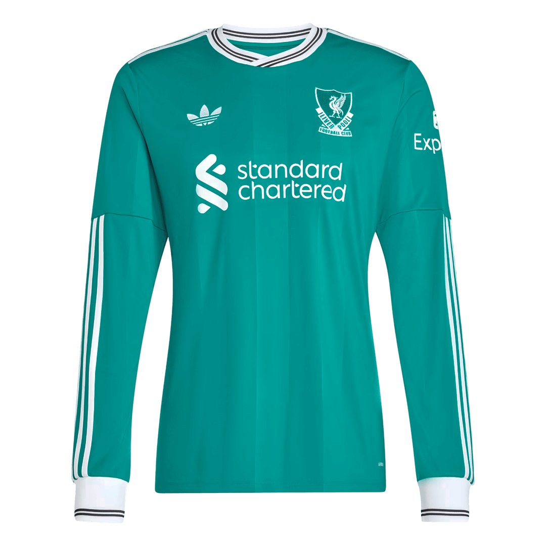 Liverpool Tröja 2025/26 Tredje Långärmad Grön