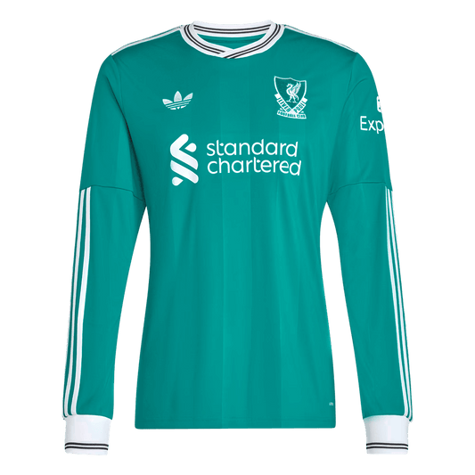 Liverpool Tröja 2025/26 Tredje Långärmad Grön