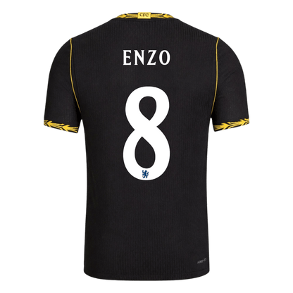 Chelsea Tröja ENZO #8 2026/27 Borta Autentisk Balck - UCL-3