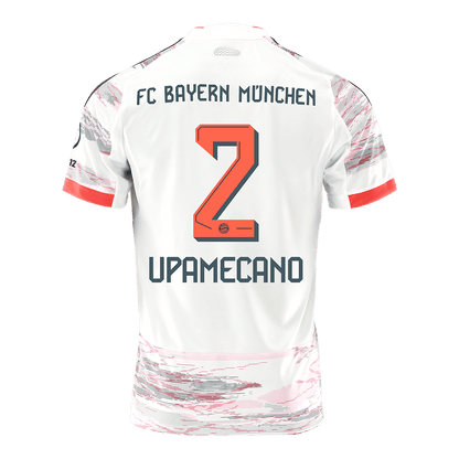Bayern Munich Tröja UPAMECANO #2 2025/26 Borta Vit-13