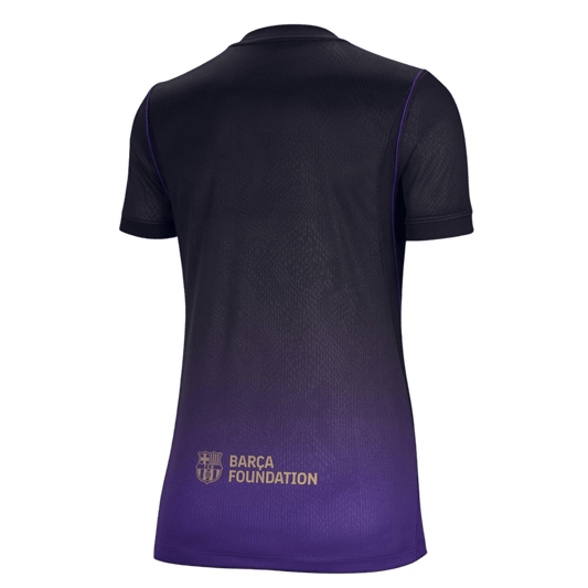 Barcelona Tröja 2026/27 Borta Black/Purple Dam-1