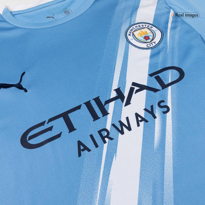 Manchester City Tröja Hemmaställ 2025/26 Blå-6