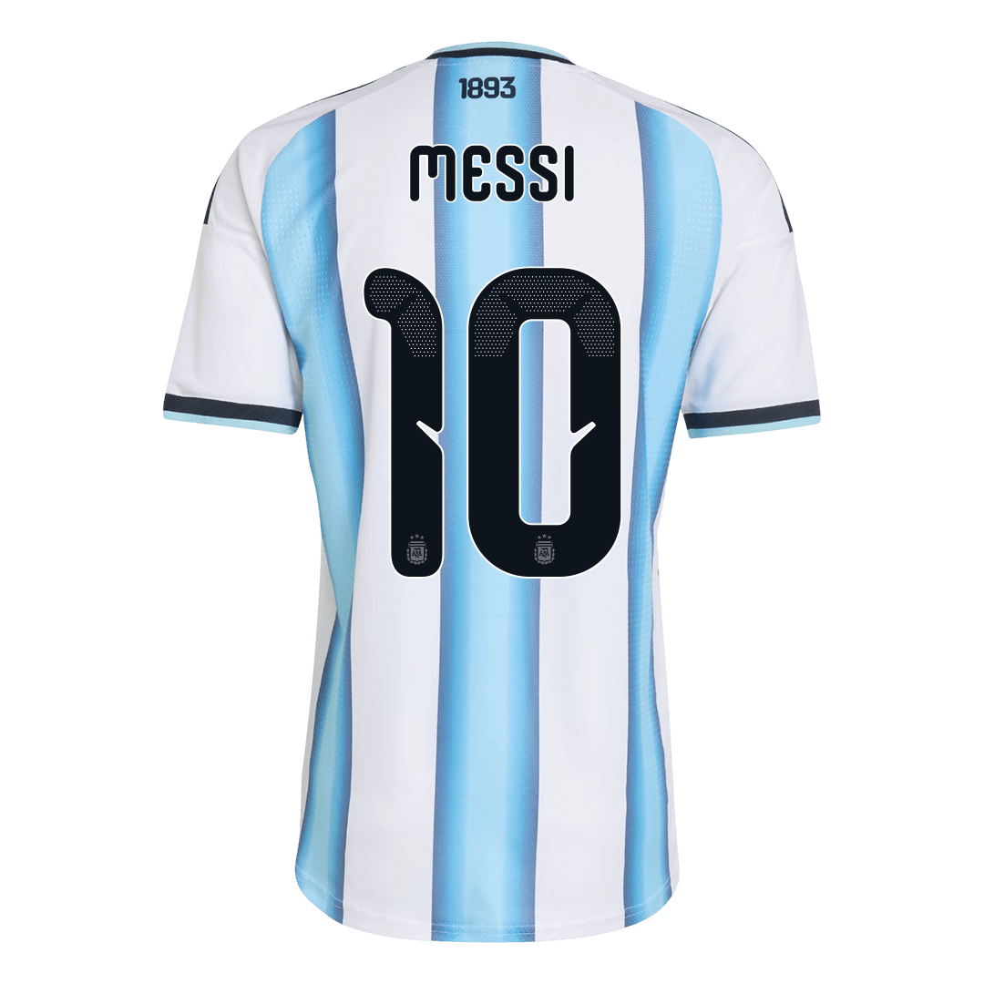 Argentina Tröja MESSI #10 2026 Hemma Autentisk Blå & Vit-3