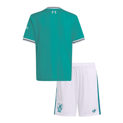 Liverpool Tröja 2025/26 Tredje Grön Barn-12