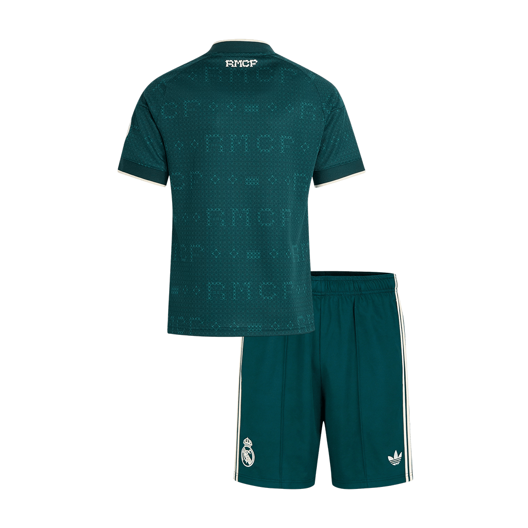 Real Madrid Tröja 2026/27 Borta Autentisk Grön Barn Autentisk