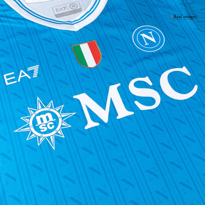 Napoli Tröja 2025/26 Hemma Blå-4