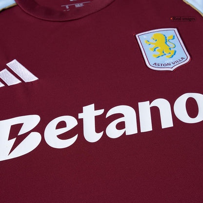 Aston Villa Tröja 2025/26 Hemma Röd-6