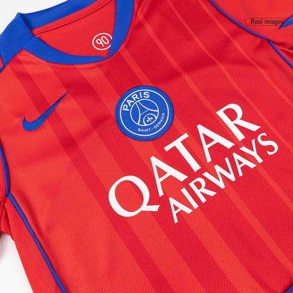 PSG Tröja 2025/26 Tredjeställ Röd Barn-7