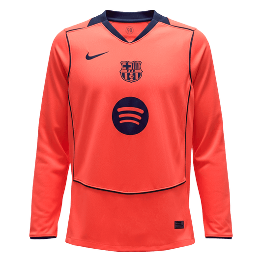 Barcelona Tröja 2025/26 Tredje Långärmad Orange