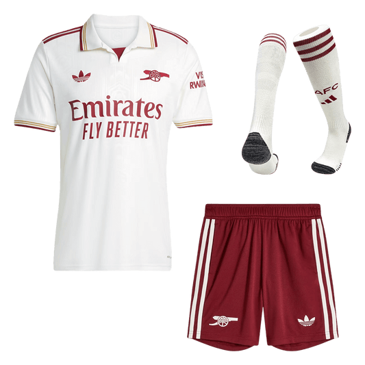Arsenal Tröja Tredjeställ 2025/26 Vit