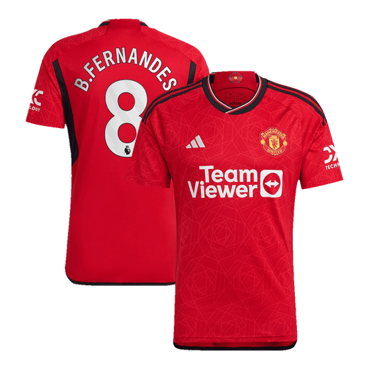 Manchester United Tröja B.FERNANDES #8 2023/24 Hemma Röd