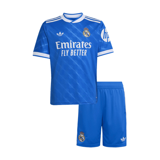 Real Madrid Tröja 2025/26 Tredje Blå Barn