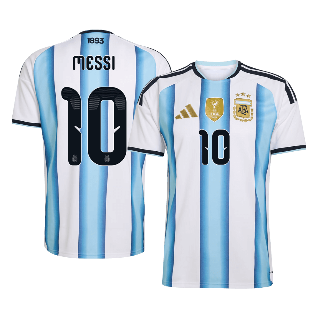 MESSI #10 Argentina Tröja 2026 Hemma Premium Blå & Vit