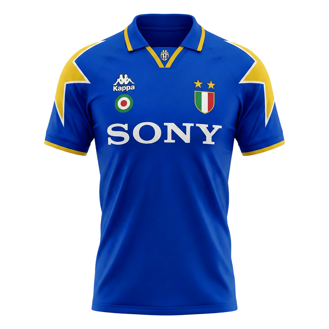 Juventus Bortatröja 1995/96 Retro Tröja
 Blå