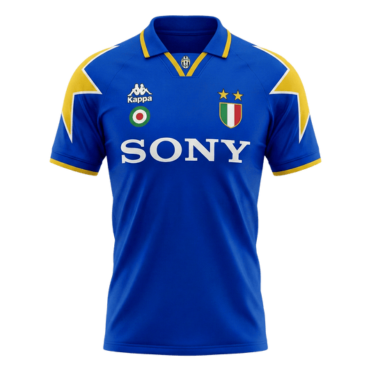 Juventus Bortatröja 1995/96 Retro Tröja
 Blå