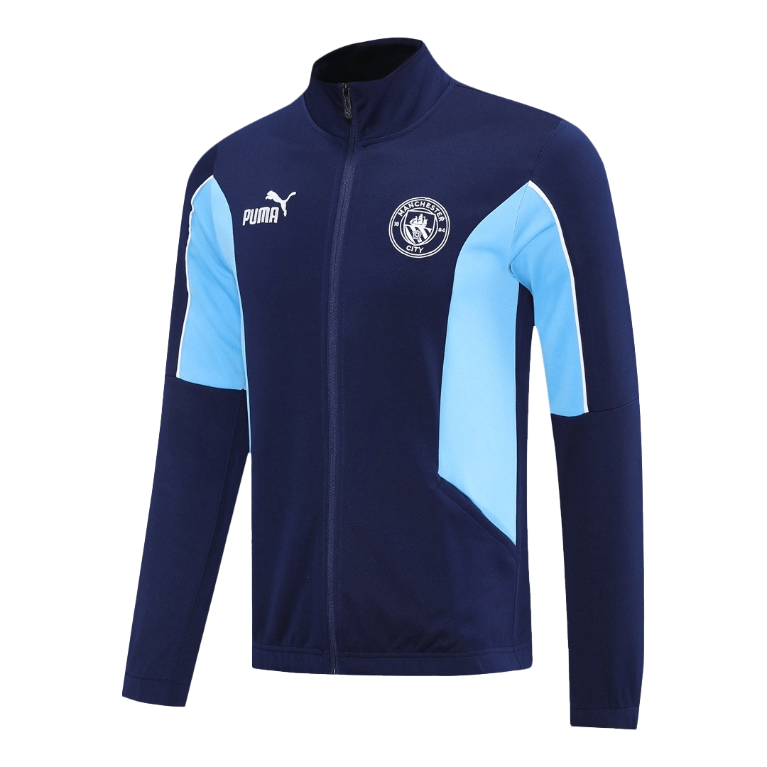 Manchester City Träningsset (Jacka+Byxor) 2025/26 Mörkblå-16