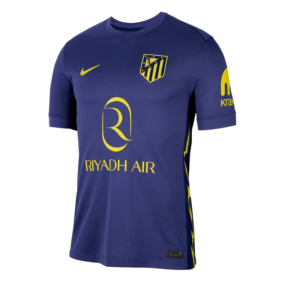 Atletico Madrid Tröja SØRLOTH #9 2025/26 Borta Mörkblå