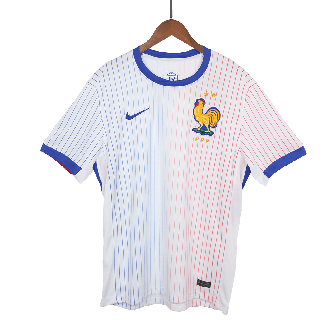 Frankrike Tröja Euro 2024 Borta Vit-8