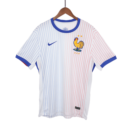 Frankrike Tröja Euro 2024 Borta Vit-8
