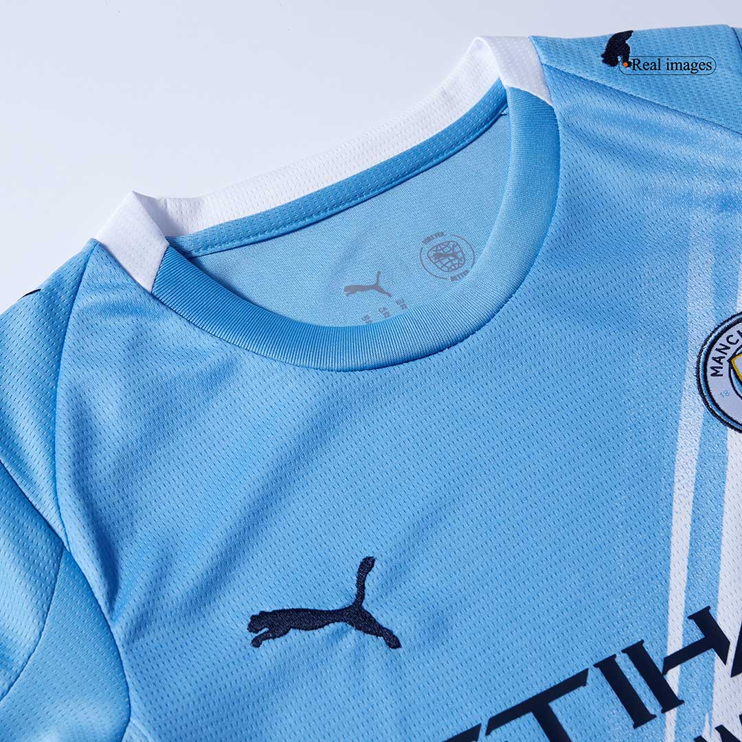 Manchester City Tröja 2025/26 Hemma Blå Barn