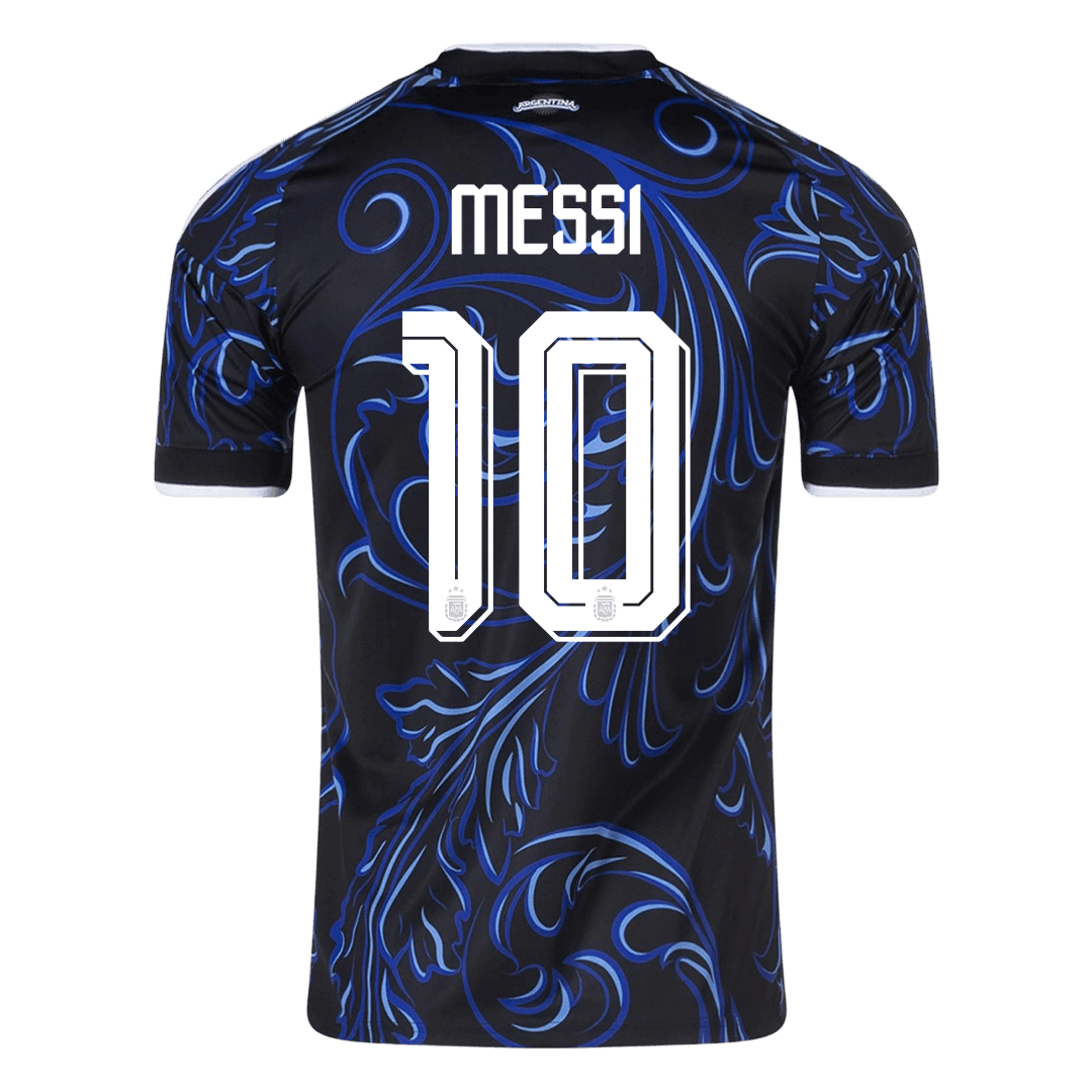 Argentina Tröja MESSI #10 2026 Borta Svart-9