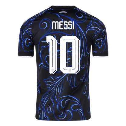 Argentina Tröja MESSI #10 2026 Borta Svart-9