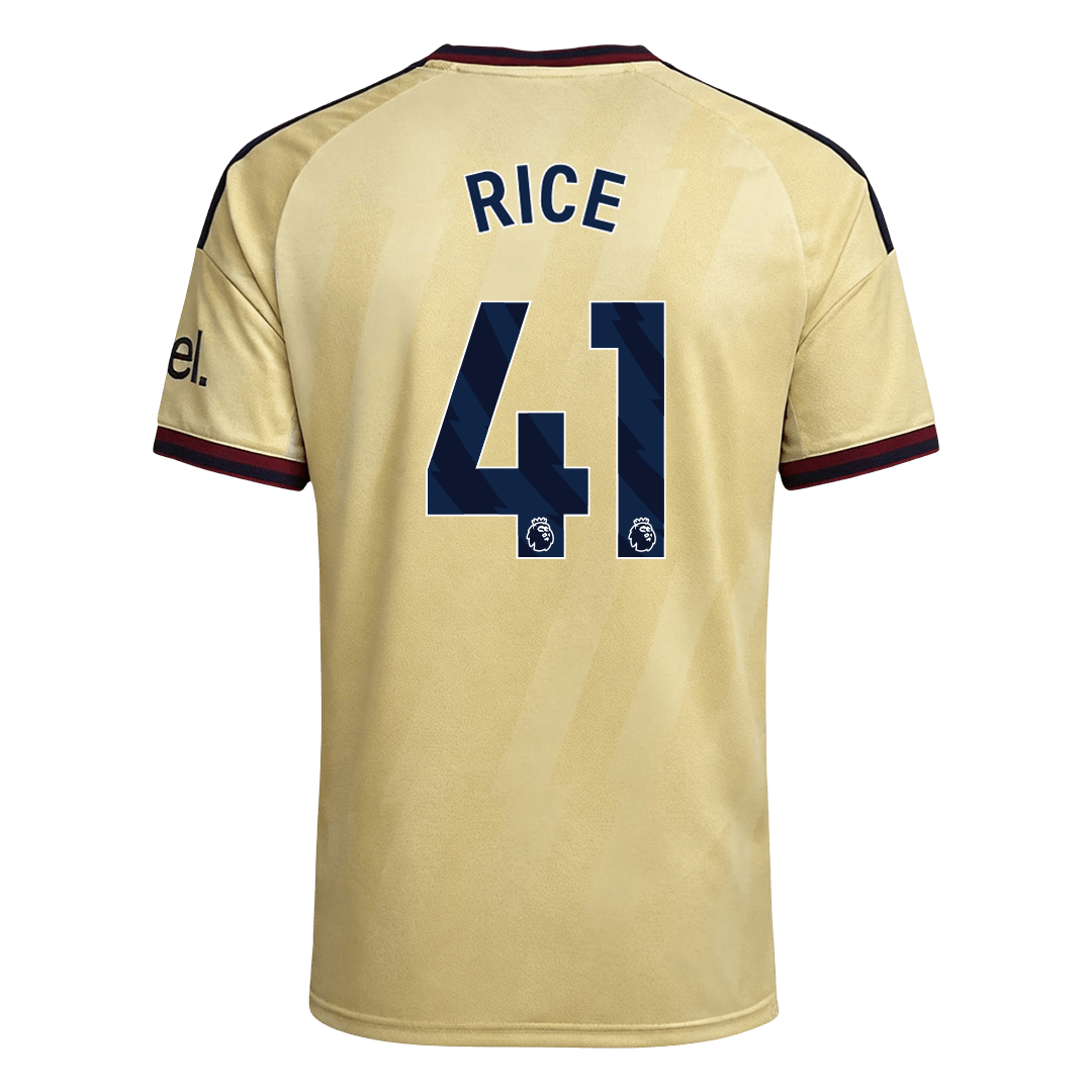 Arsenal Tröja RICE #41 2026/27 Tredje Gul-3