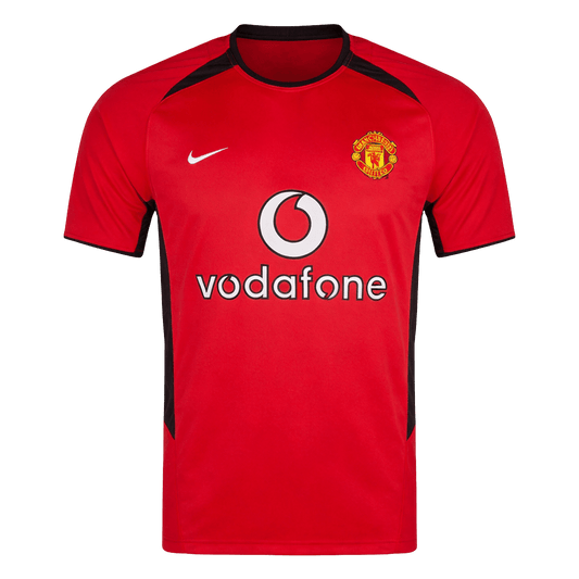 Manchester United Hemmatröja 2002/04 Retro Tröja
 Röd
