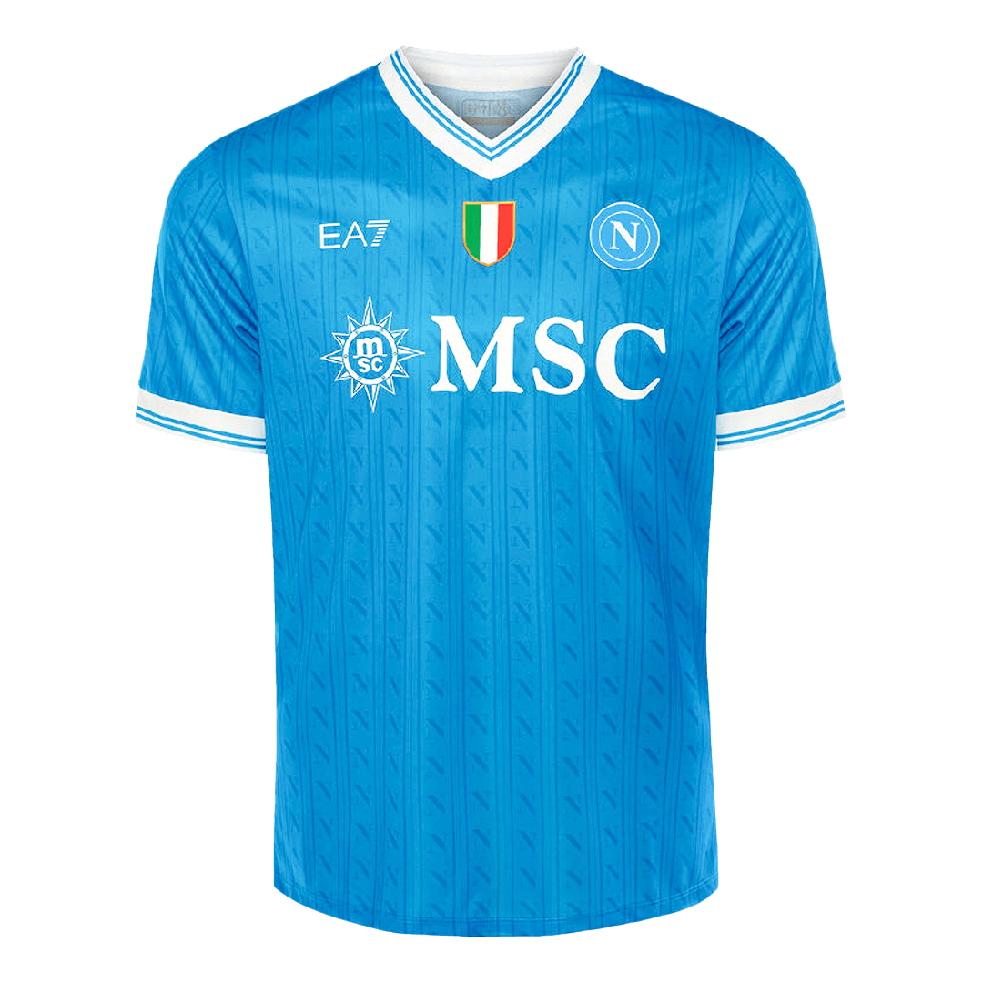 Napoli Tröja LUKAKU #9 2025/26 Hemma Blå-9