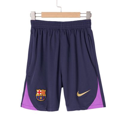 Barcelona Shorts 2025/26 Före match Mörkblå-7