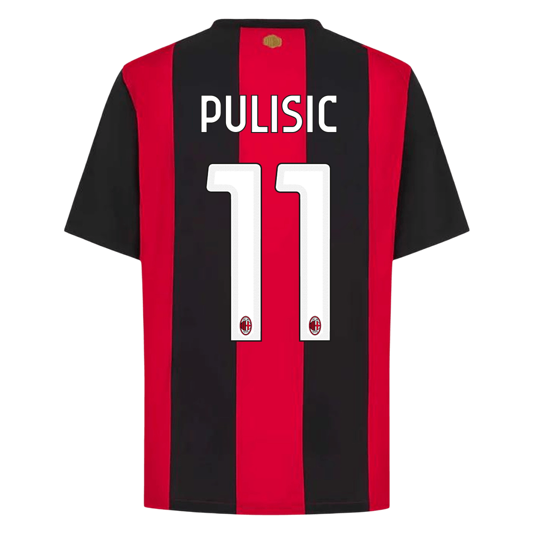 AC Milan Tröja PULISIC #11 2026/27 Hemma Röd & Svart