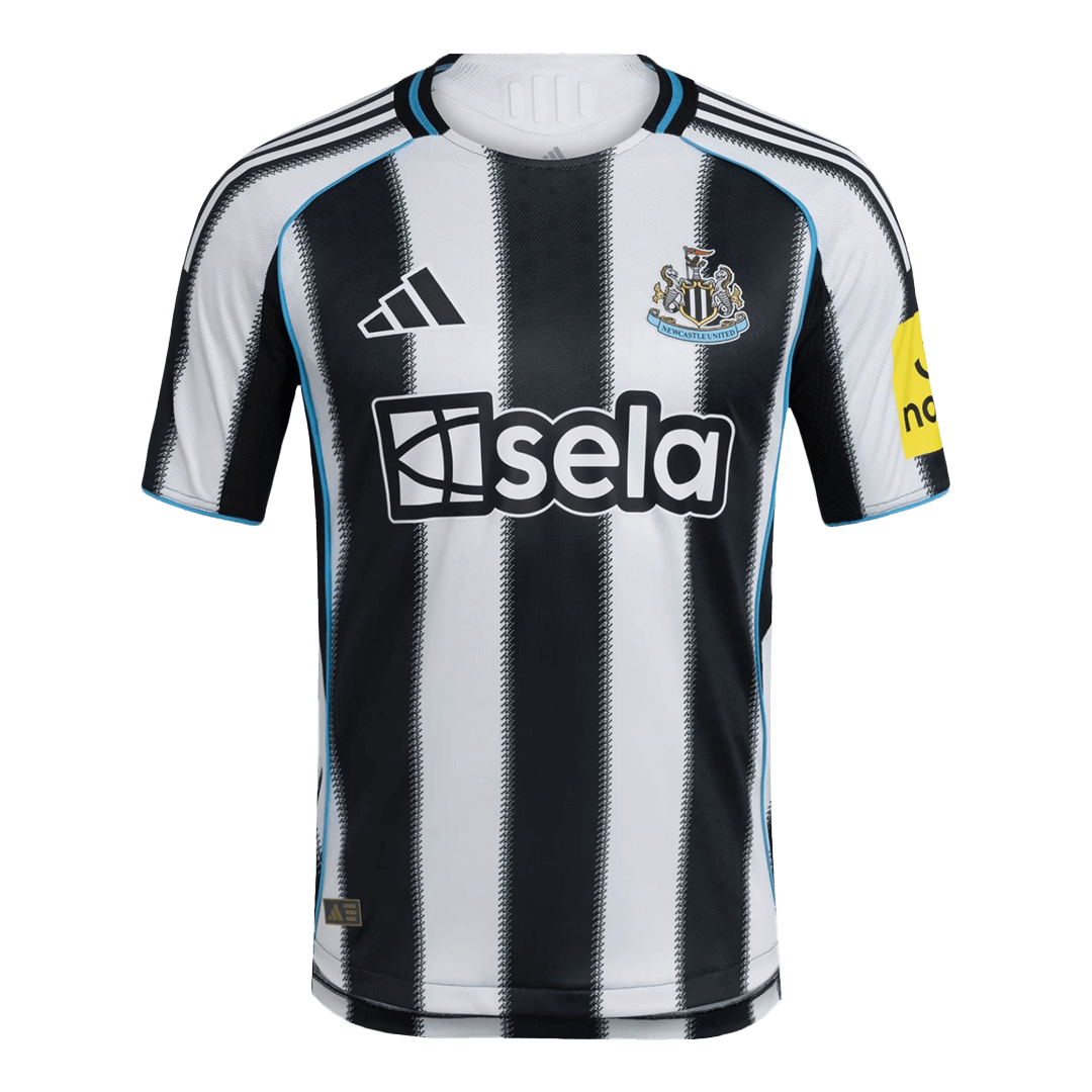 Newcastle United Tröja 2025/26 Hemma Autentisk Svart & Vitt
