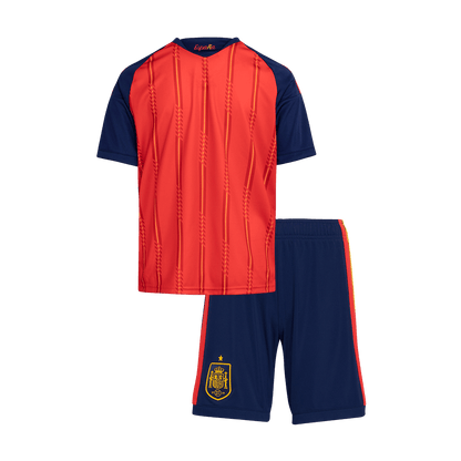 Spanien Tröja 2026 Hemma Röd Barn Premium-11