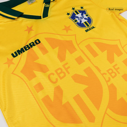 Brasilien Hemmatröja 1994 Retro Tröja
 Gul-3